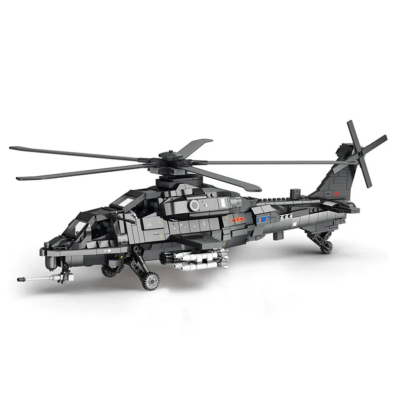 airplane and helicopter