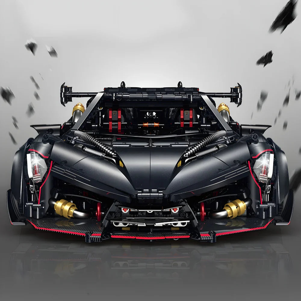 Black Meteorite Supercar 3808PCS