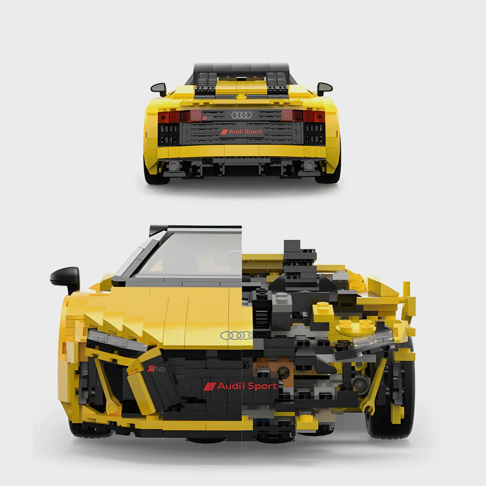 R8 Spyder Supercar Roadster 1442 Teile