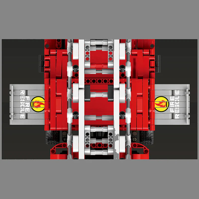 Der Feuerwehrwagen 3266 Teile
