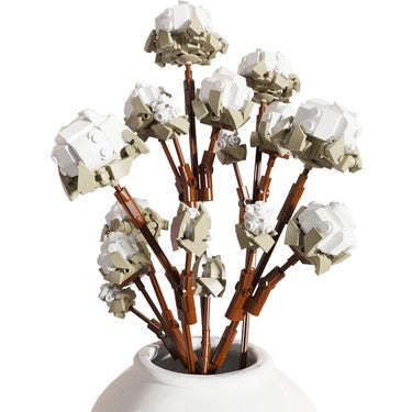 Fleur de kapok blanche 688 pièces