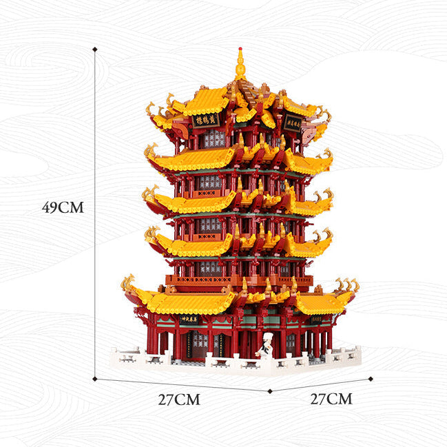 Chinese Landmark Crane Tower 6794PCS