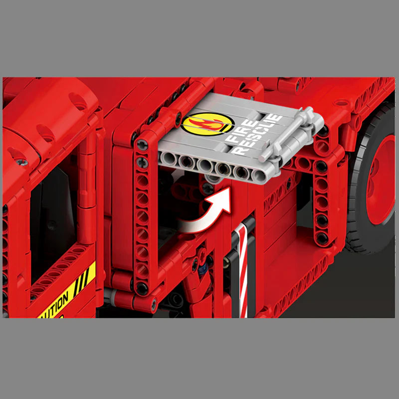 Der Feuerwehrwagen 3266 Teile