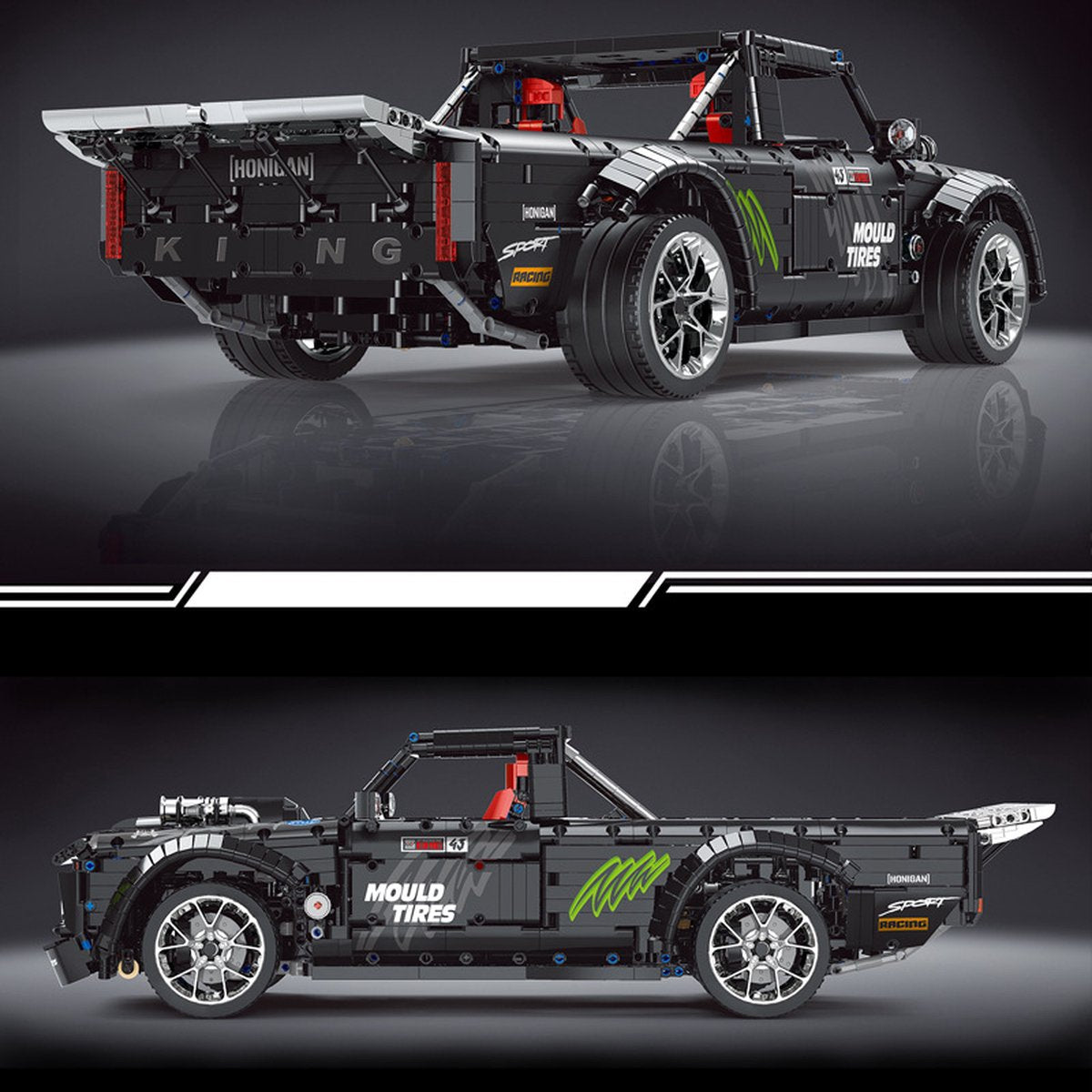 Stanced Pickup Truck 3695PCS