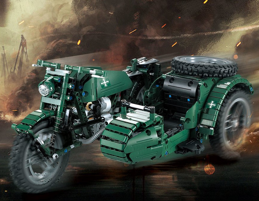Motorrad mit Doppelsitz 629TEILE