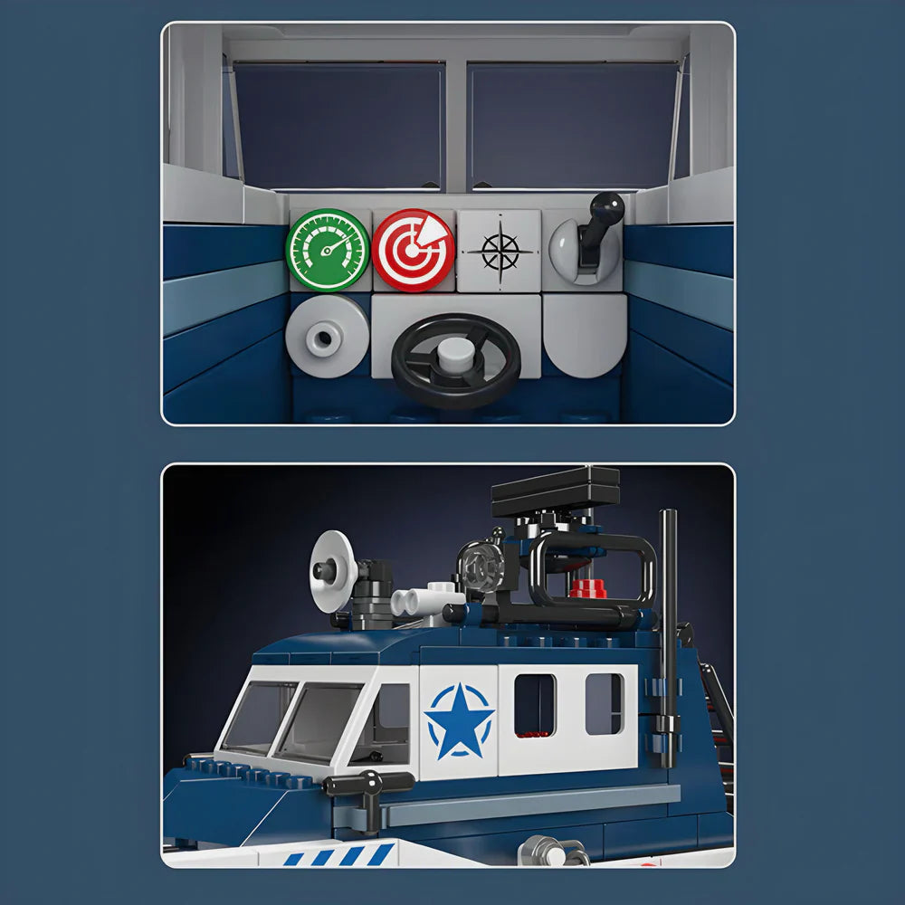 The Police Boat 413PCS