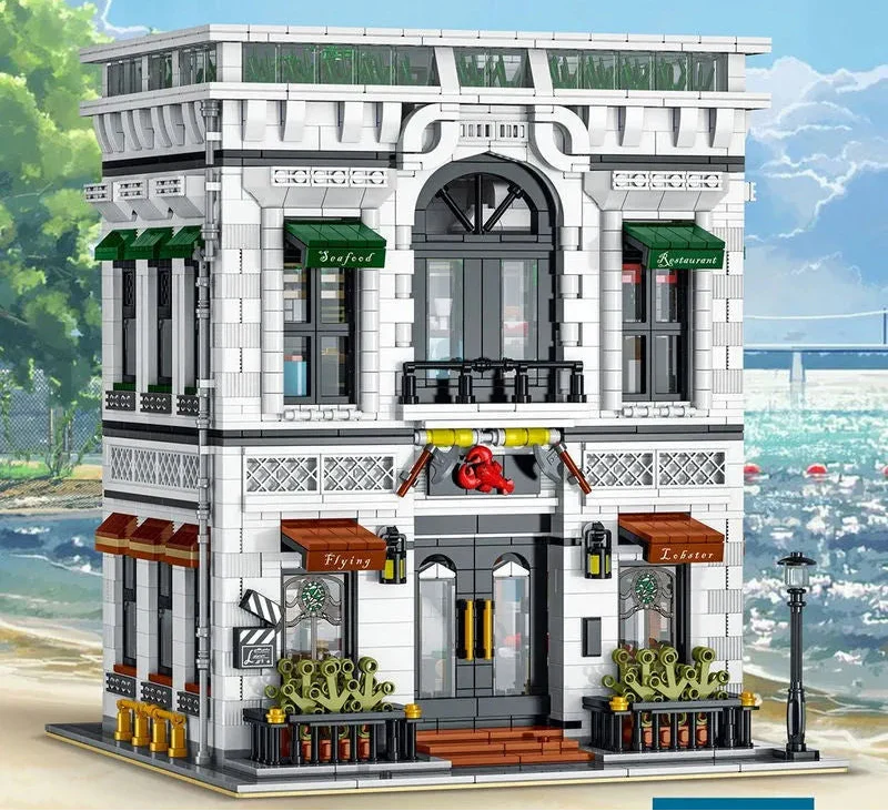 Meeresfrüchte-Restaurant 4132 Teile