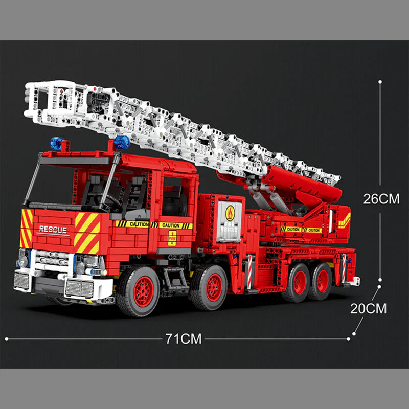 Der Feuerwehrwagen 3266 Teile