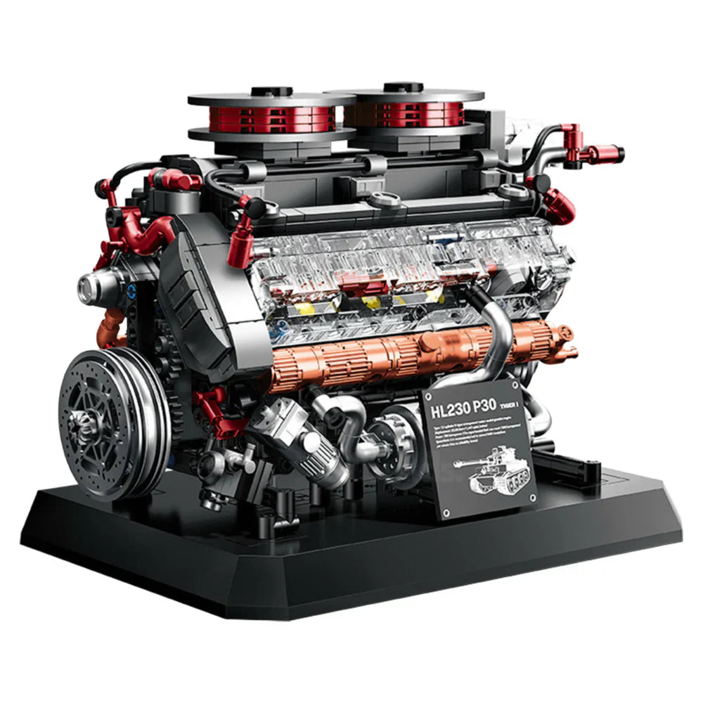 Der ultimative deutsche V8-Panzermotor 1235 Teile