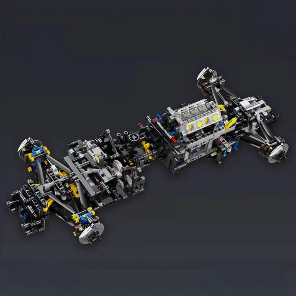 Deutsches Langstrecken-Prototypen-Rennwagen-Meisterwerk 3508 Teile