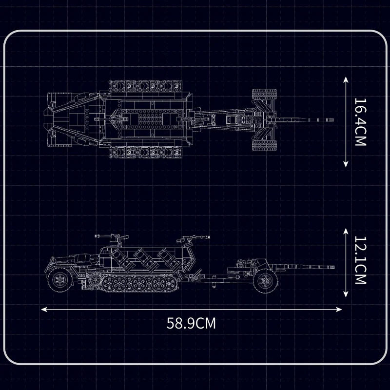 SD.KFZ.251/1 Tank 1298PCS
