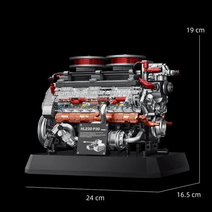 Der ultimative deutsche V8-Panzermotor 1235 Teile
