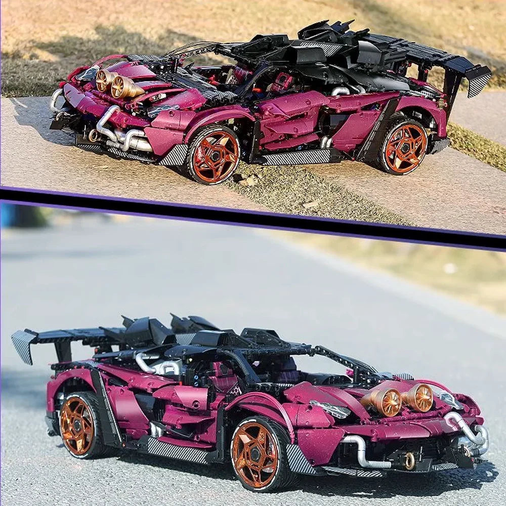 Hypercar italienne V12 turbocompressée ultime 3949 pièces