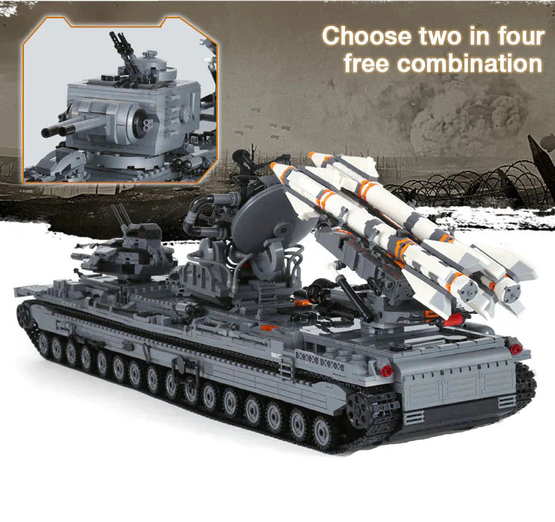Missile Carrier Armored Tank 3665PCS