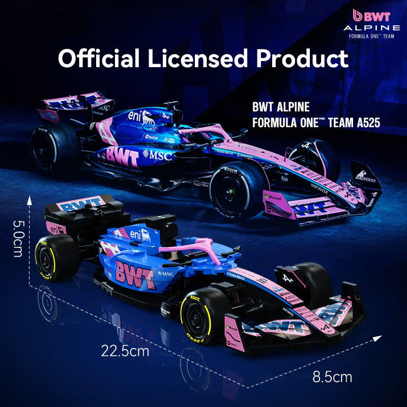 Mini Bricks Alpine F1 Team Auto 302 Teile
