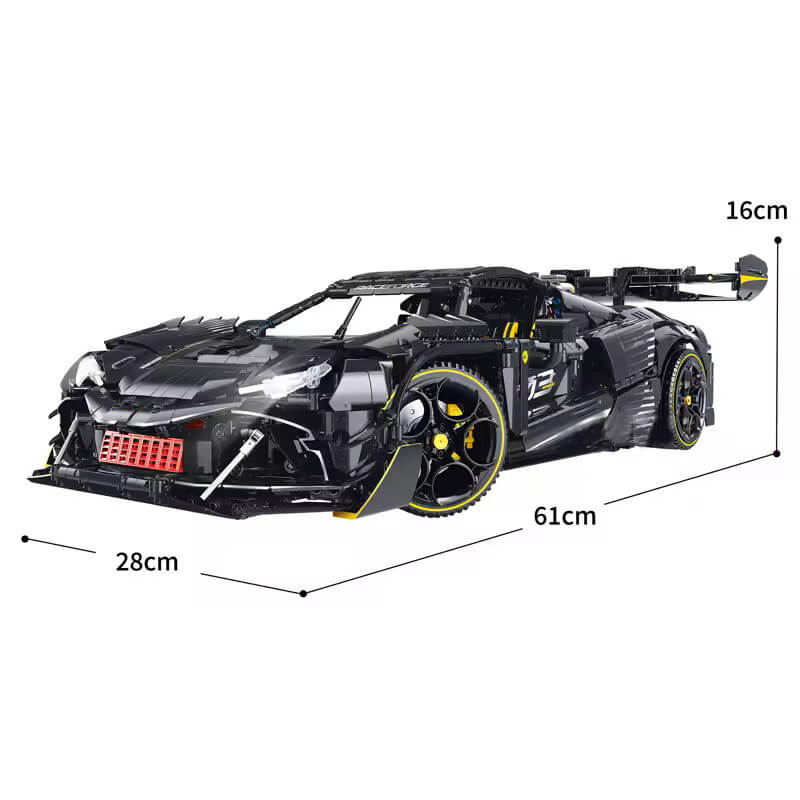 Supercar allemand de course 3728 pièces