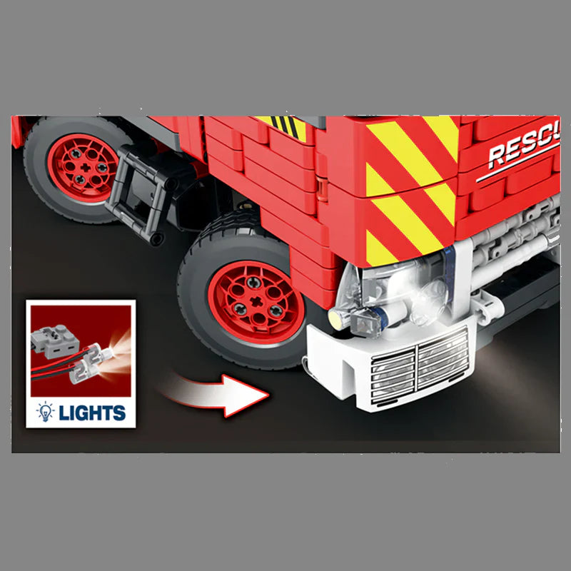 Der Feuerwehrwagen 3266 Teile