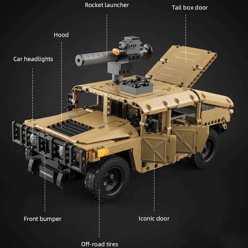 The HUMVE Vehicle 628PCS