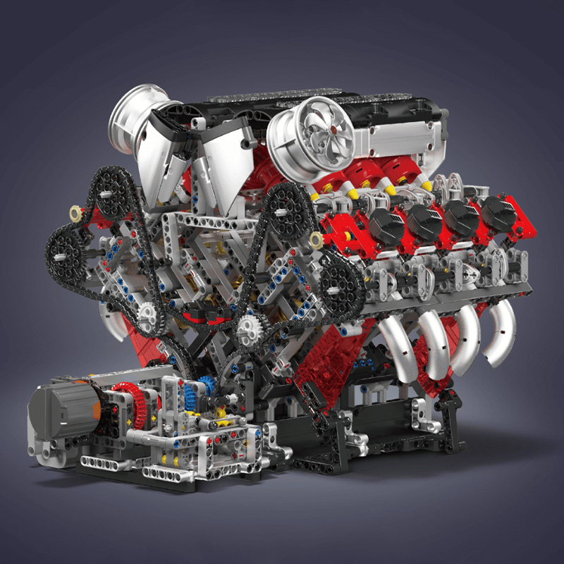 Italienischer V8 Motor 2718 Teile