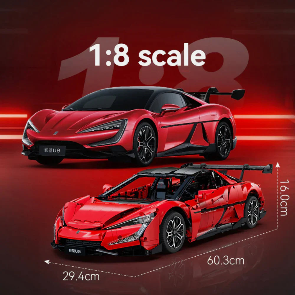 Yangwang U9 Supersportwagen 3672 Teile