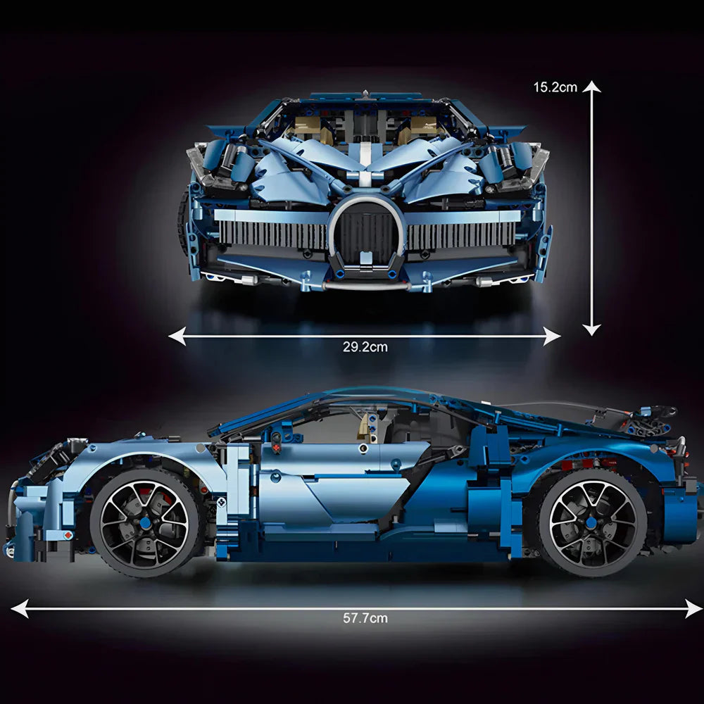 Dunkle Geschwindigkeit Hypercar 3728PCS