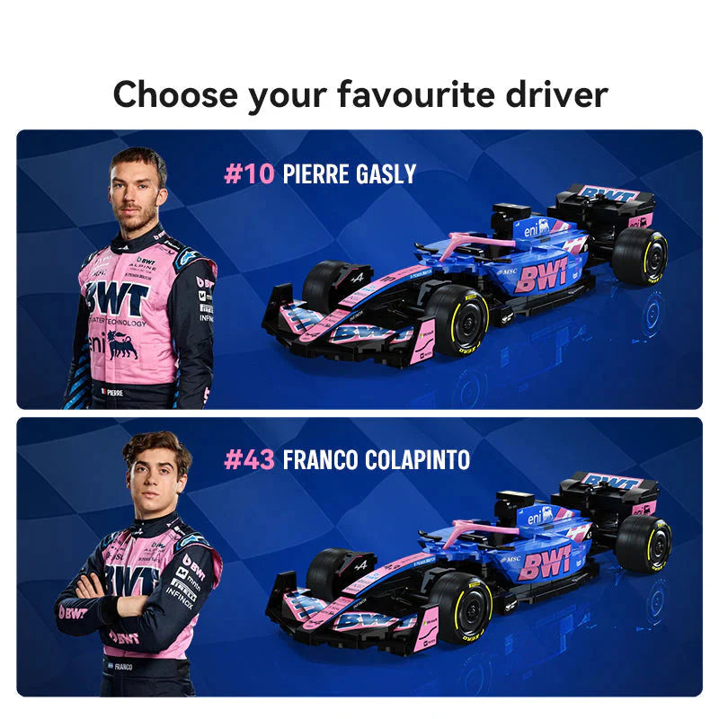 Mini Bricks Alpine F1 Team Auto 302 Teile