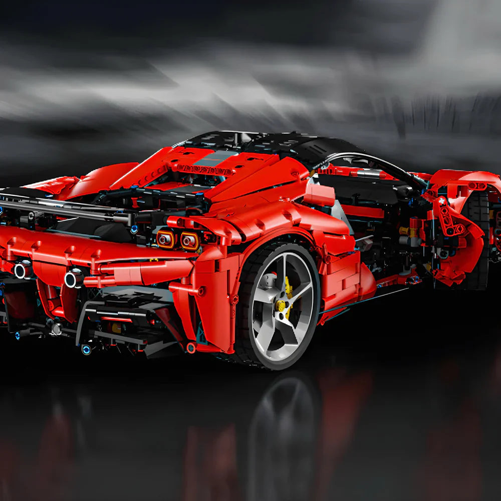 Supercar hybride italienne SF90 4099 pièces