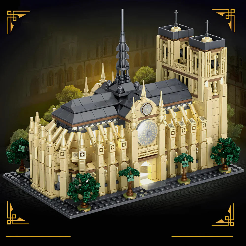 Kathedrale Notre-Dame Ikonische Gotik 1758 TEILE