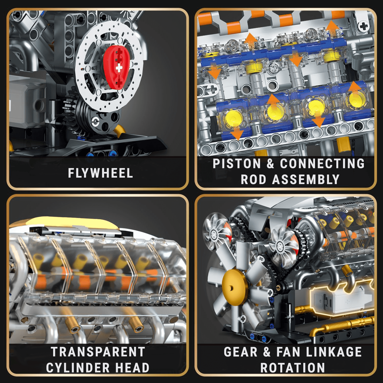 V8-Motor 691 Teile