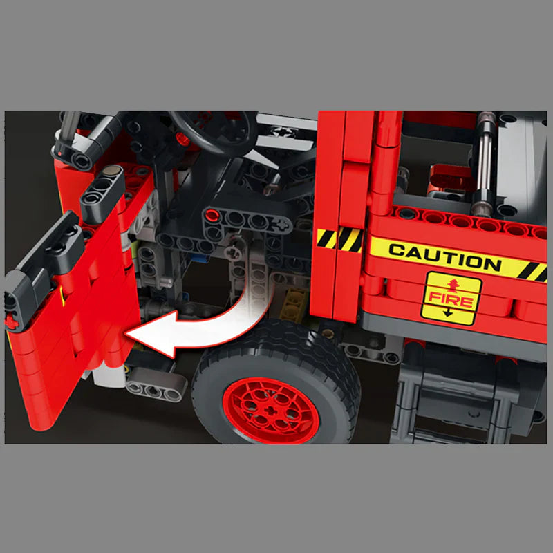Der Feuerwehrwagen 3266 Teile