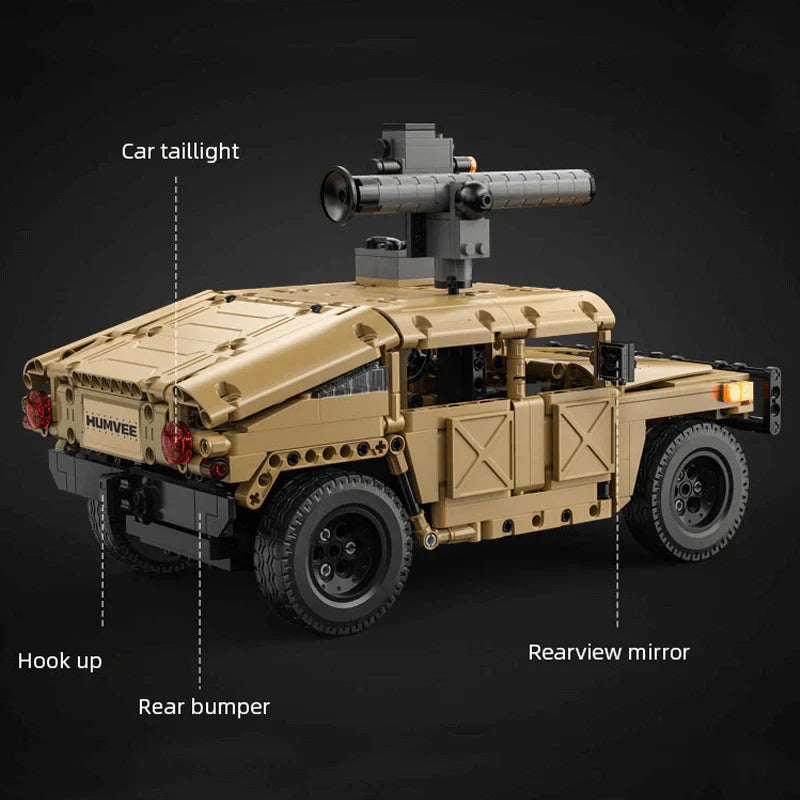 The HUMVE Vehicle 628PCS