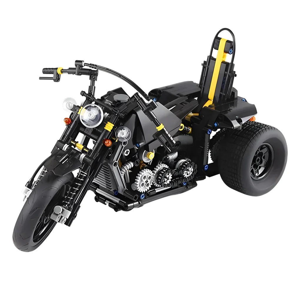 Dreirad-Chopper-Motorrad 853 Teile