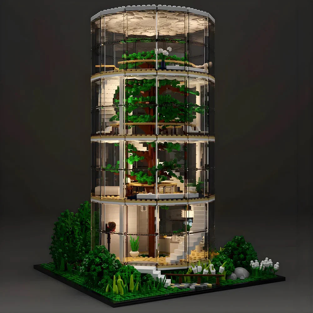 Luxus-Glasdom-Baumhaus 3495 Teile