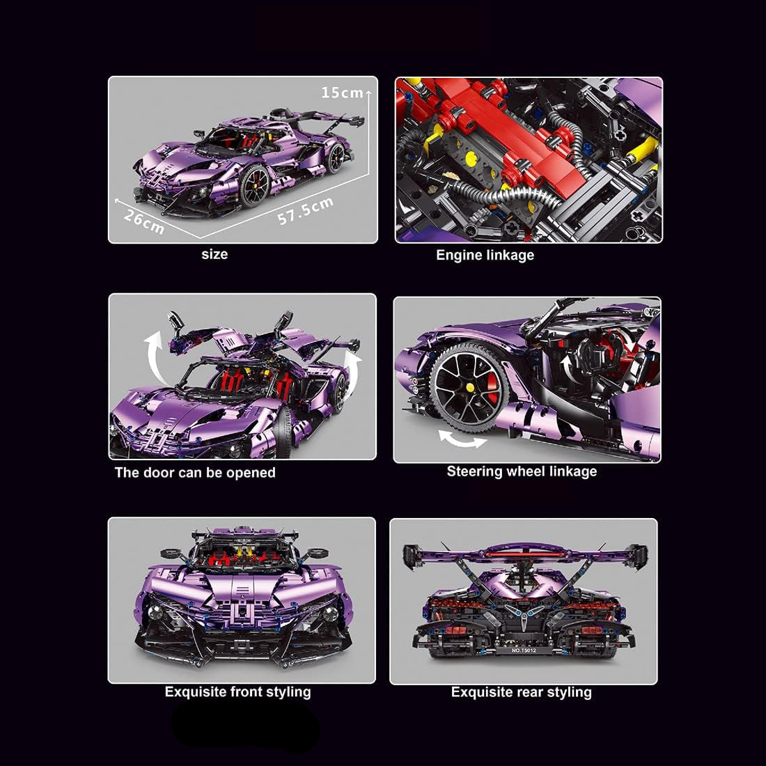Satin-Finish Hypercar Intensive Emotion 3667 Teile