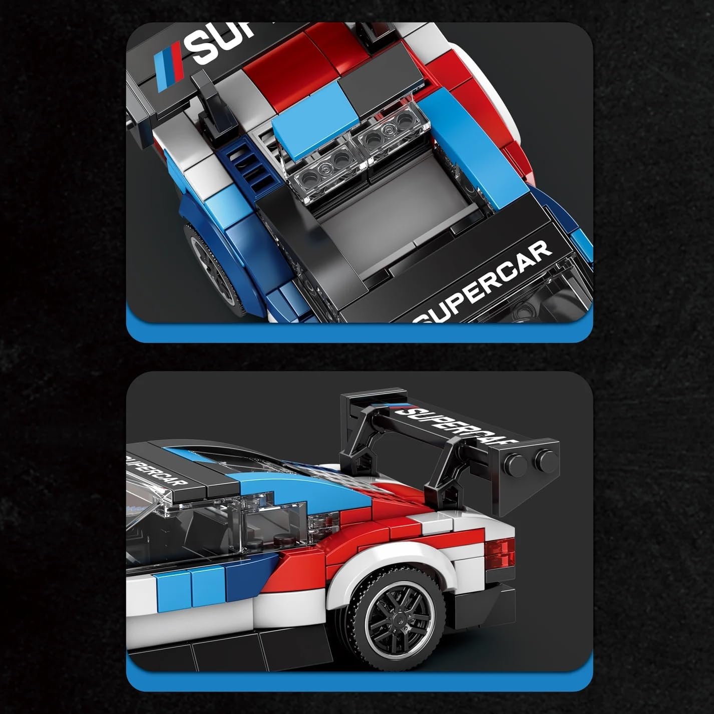 Mini Bricks M4 GT3 Deutscher Rennwagen 430 Teile