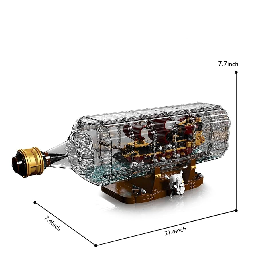 Designed Revenge in a Bottle Ship 885PCS