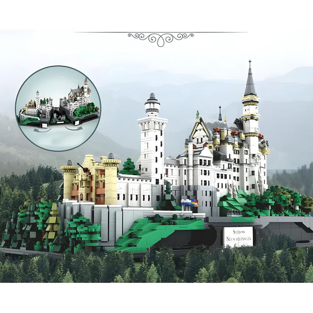 Schloss Neuschwanstein Europäisches Wahrzeichen 7438 Teile