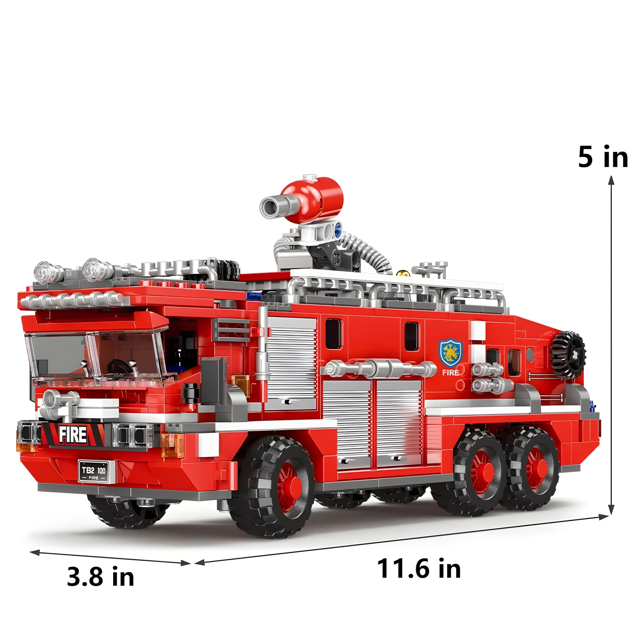 Feuerwehrauto 720 Teile