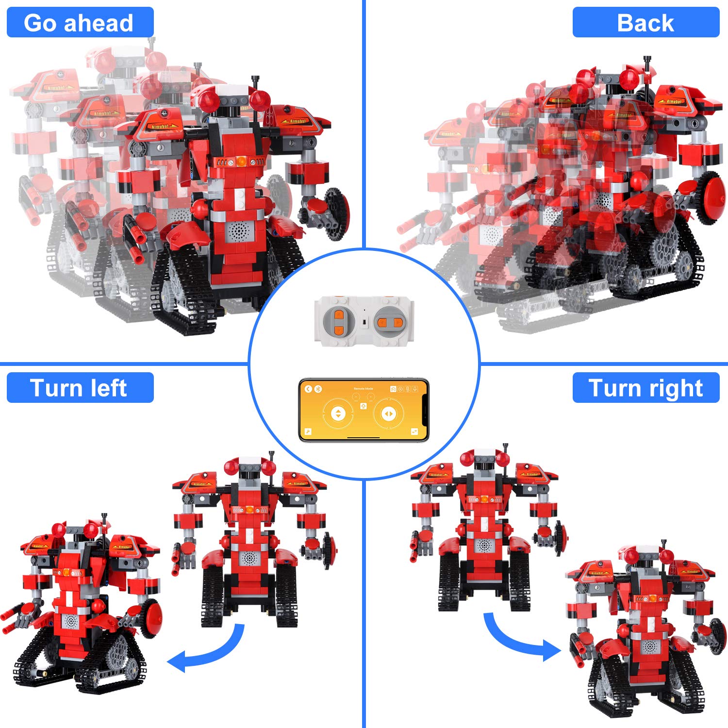 Red Almubot Battlefield Robot 392PCS