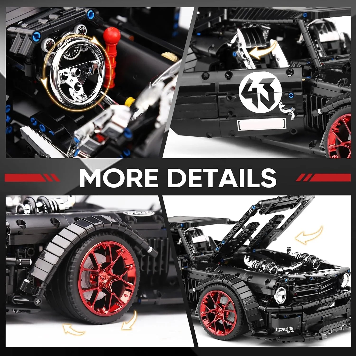 1400 PS Monster-Drifter 3201 Teile