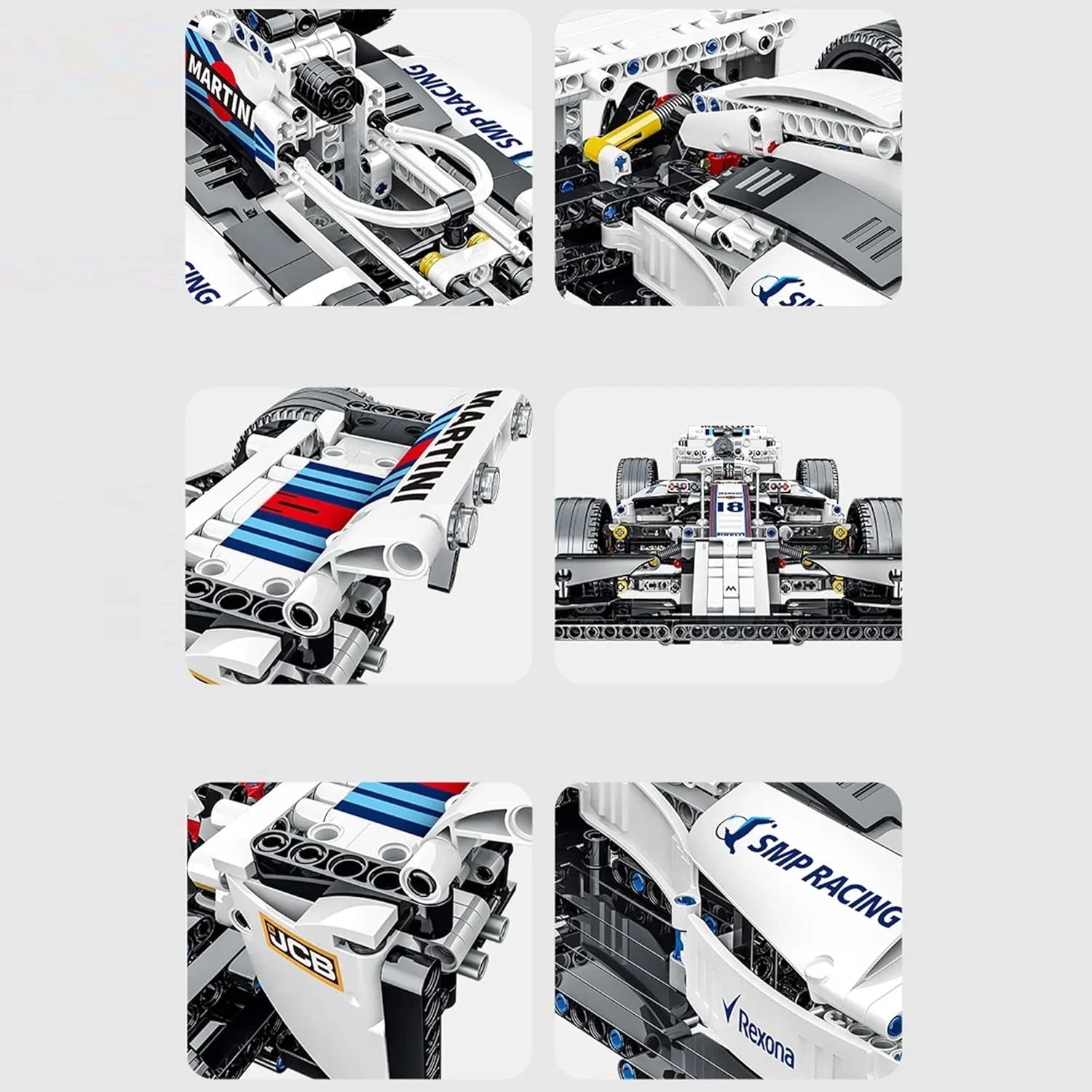 F1 Williams Lackierung Auto 1152 Teile