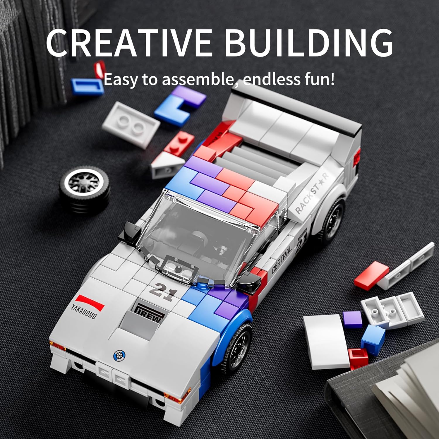 Minibricks M1 Rennwagen 363 Teile