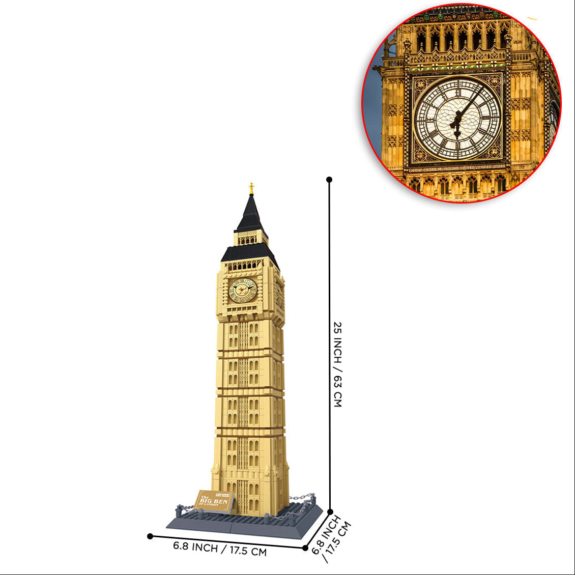 Big Ben Tower 1642PCS