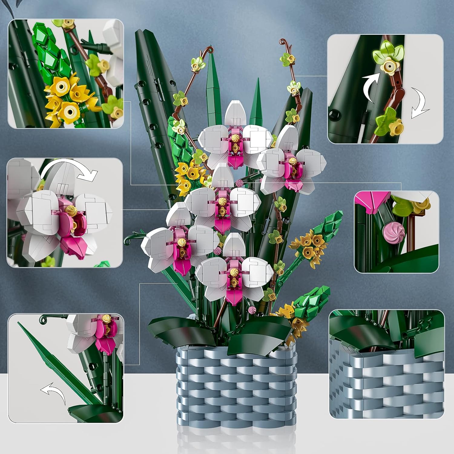 The Timeless Flowers 1158PCS