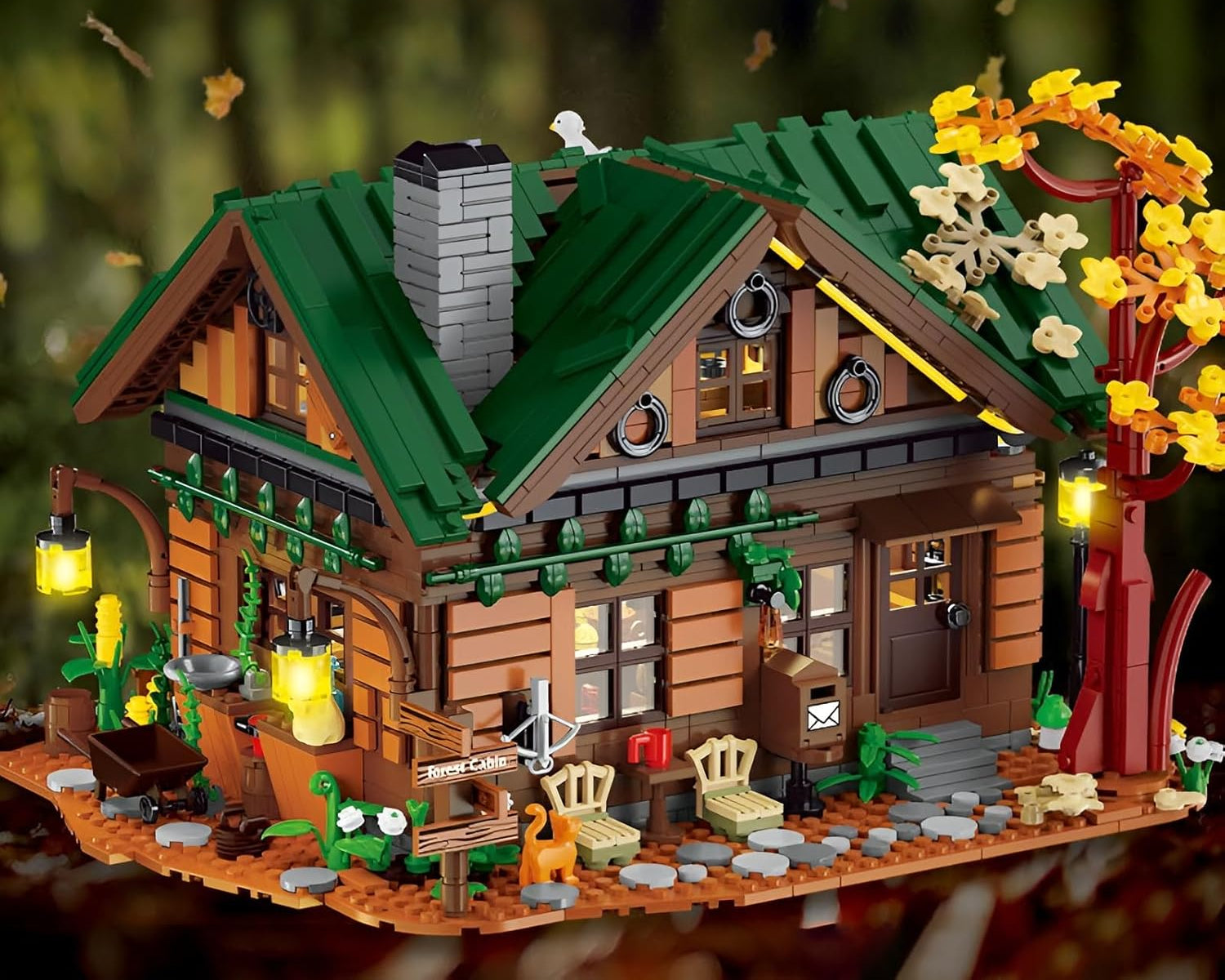 Forest Cabin Tiny Modular House 2234PCS