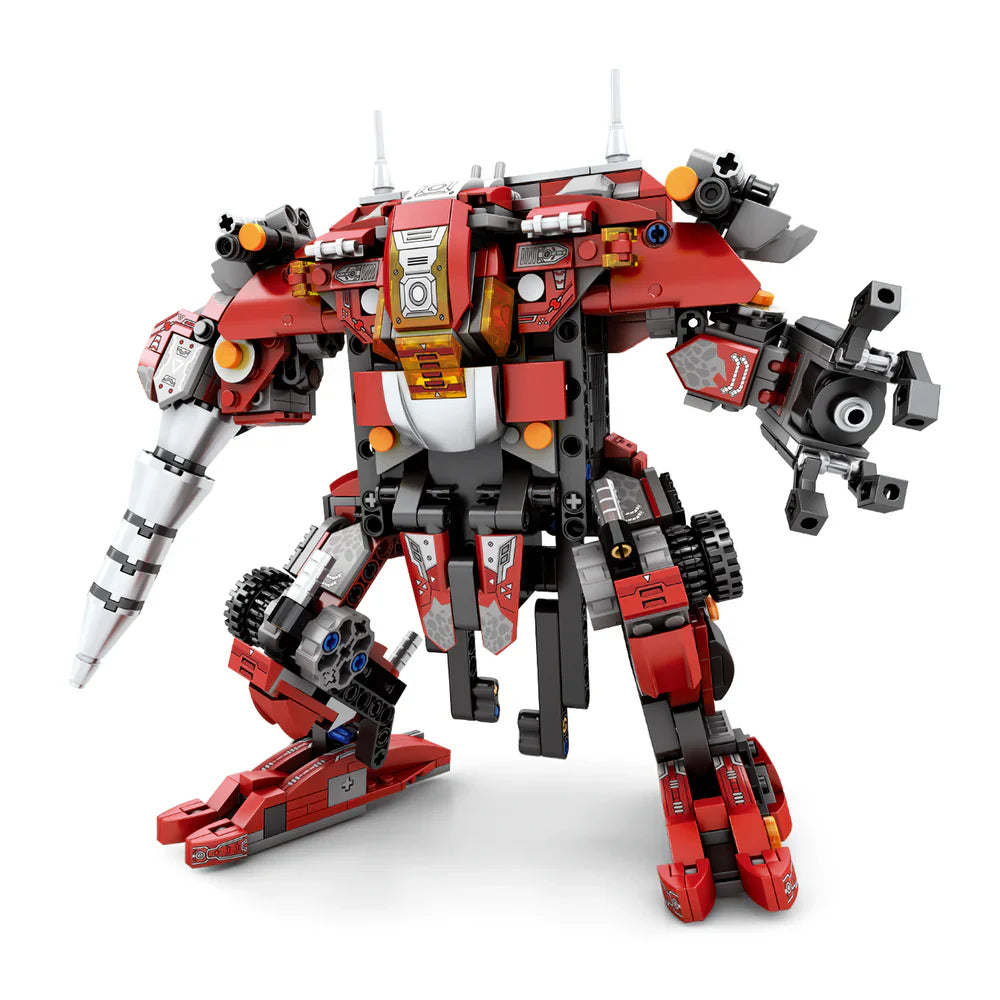 Cyber-Triceratops Futuristischer Dinosaurier 934 Teile