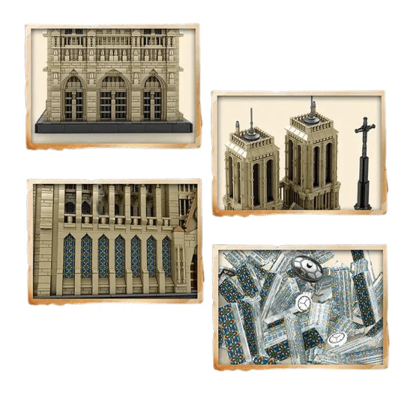 Kathedrale Notre-Dame 8868 Teile
