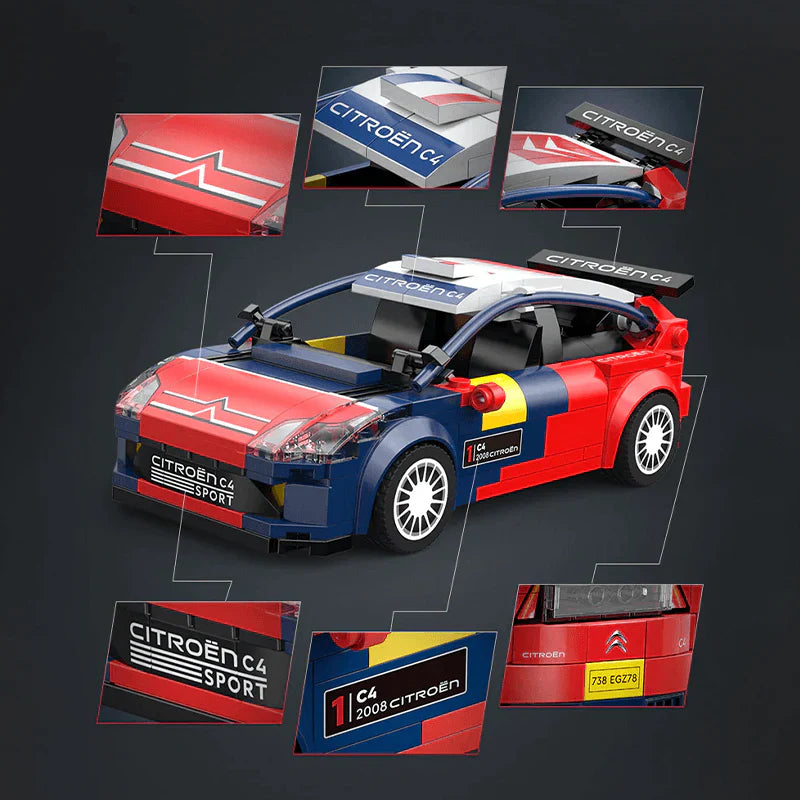Mini-briques Citroën C4 WRC 298 pièces