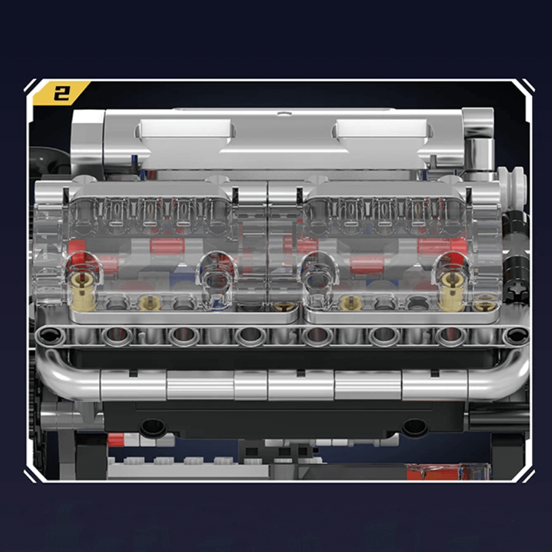 V8-Motor 534 TEILE