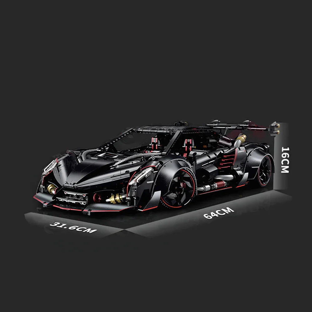 Black Meteorite Supercar 3808PCS